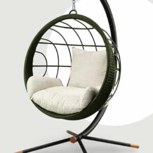 Balanço Igapo com Estrutua em Aço Carbono revestido com corda náutica